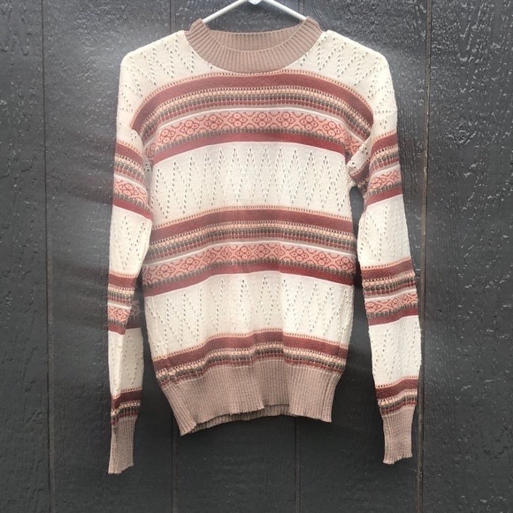 Vintage The Right Time Sweater size L EUC